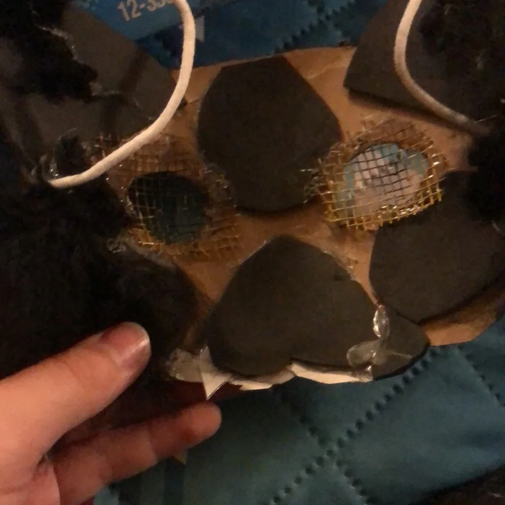 Black cat therian mask